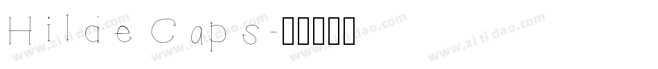 Hilde Caps字体转换